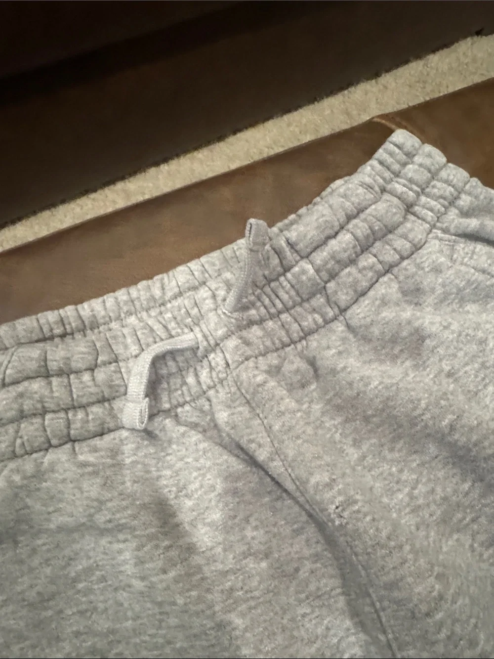 Nike Youth XL - Light Gray Fleece Joggers